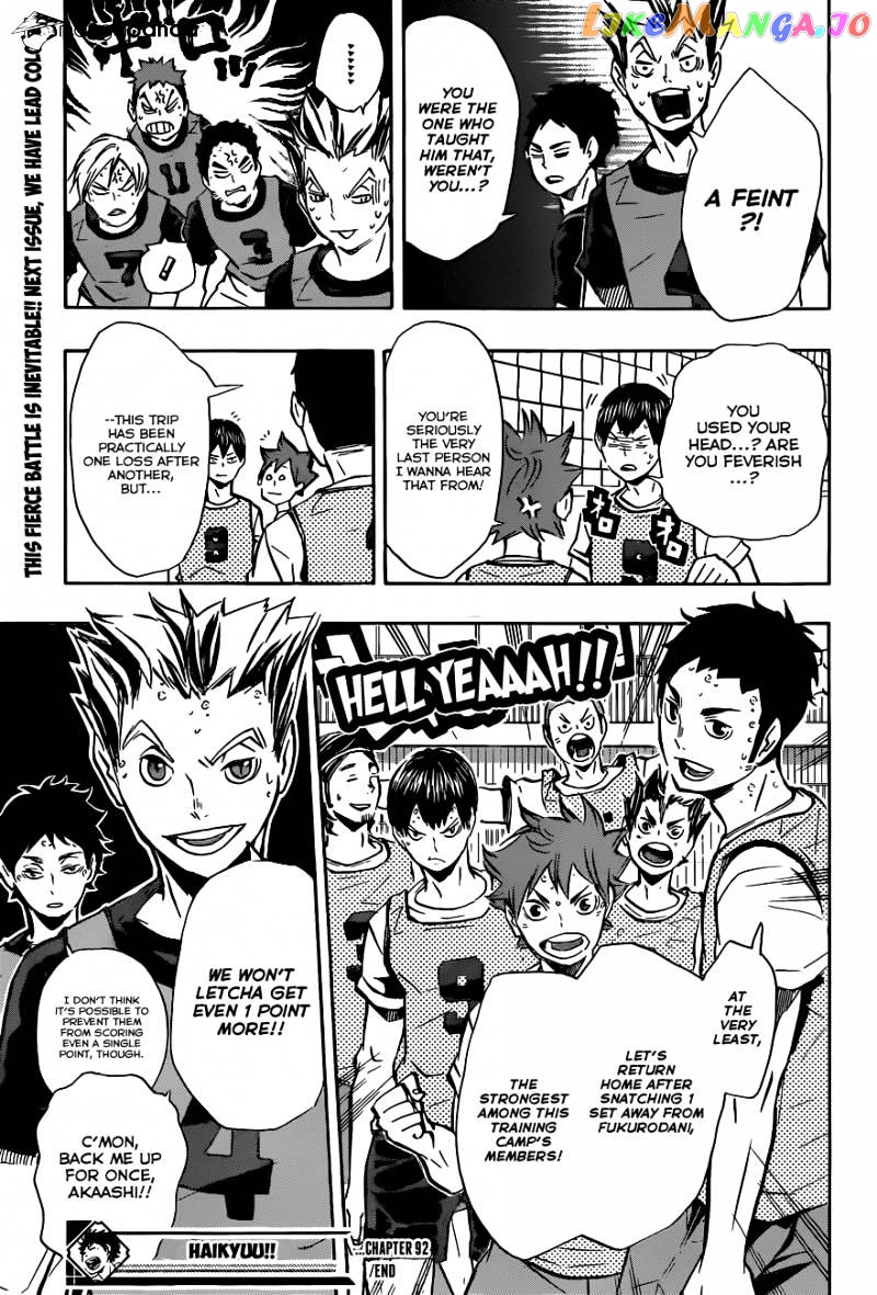 Haikyuu!!, Chapter 92 image 19